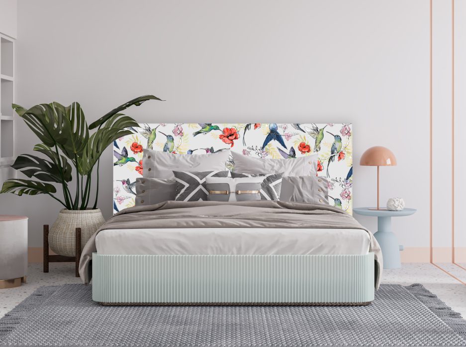 Testiera Letto Uccelli
