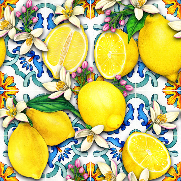Lemon tiles