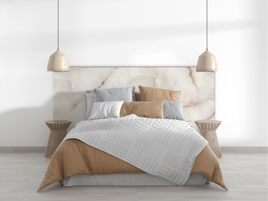 Testiera Letto Effetto Marmo - Onice