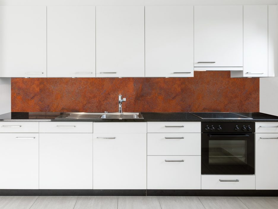 Paraschizzi cucian effetto corten