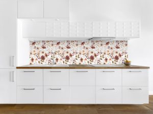 paraschizzi cucina floreale roselline