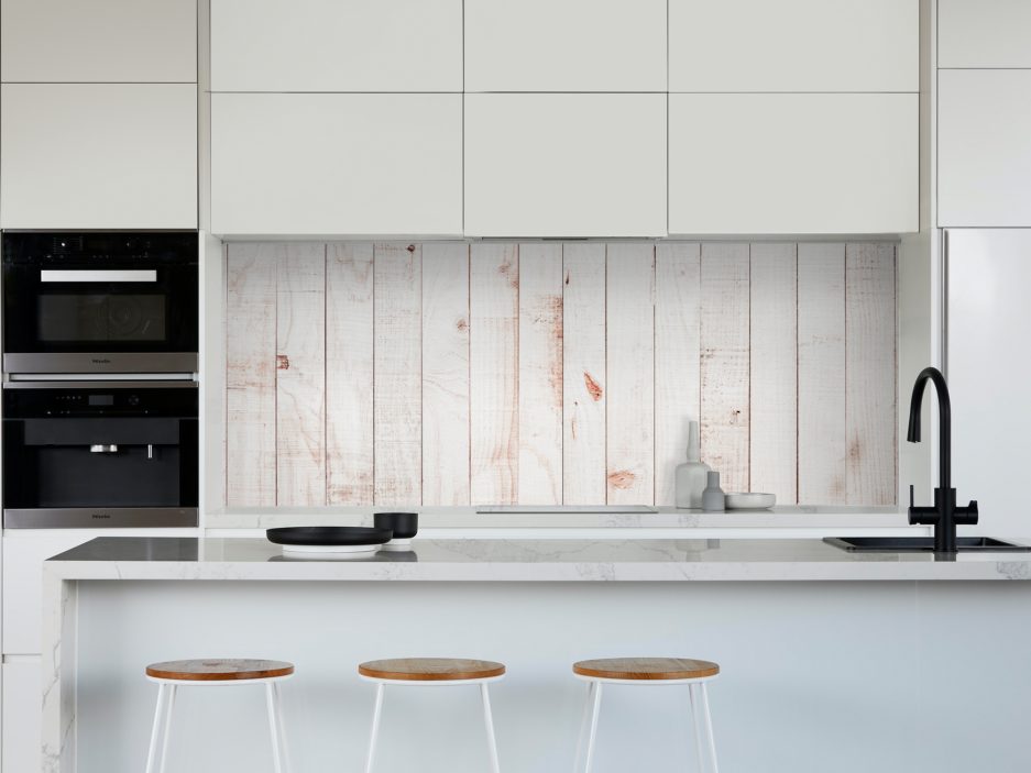 Paraschizzi cucina Legno - Bianco