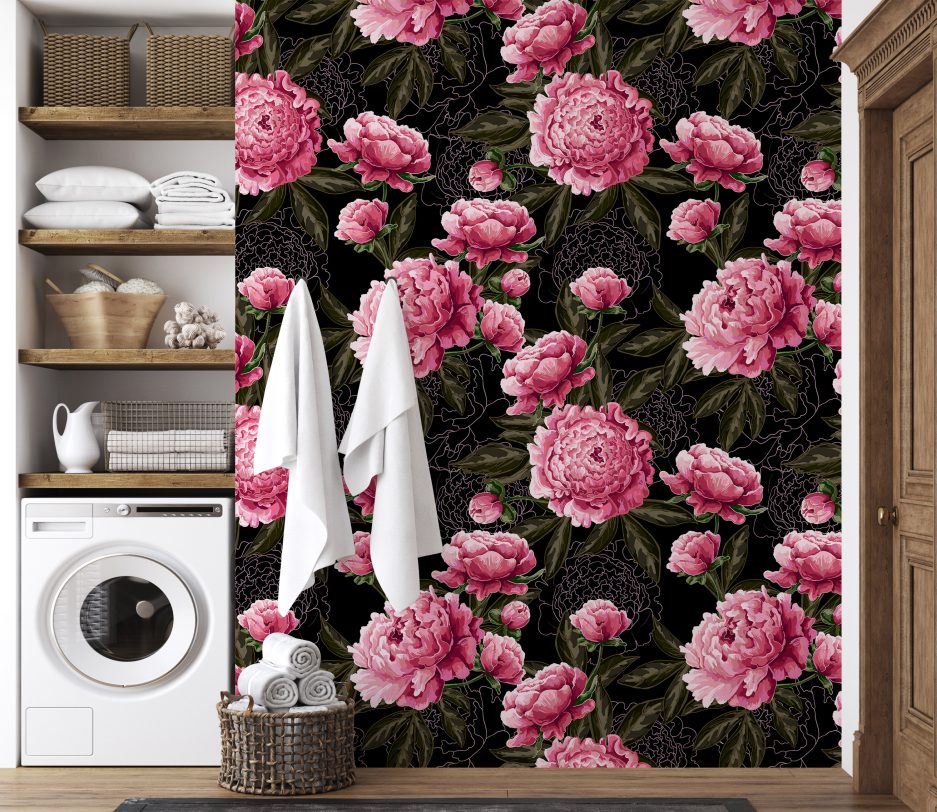 pannelli rivestimento murale peonie