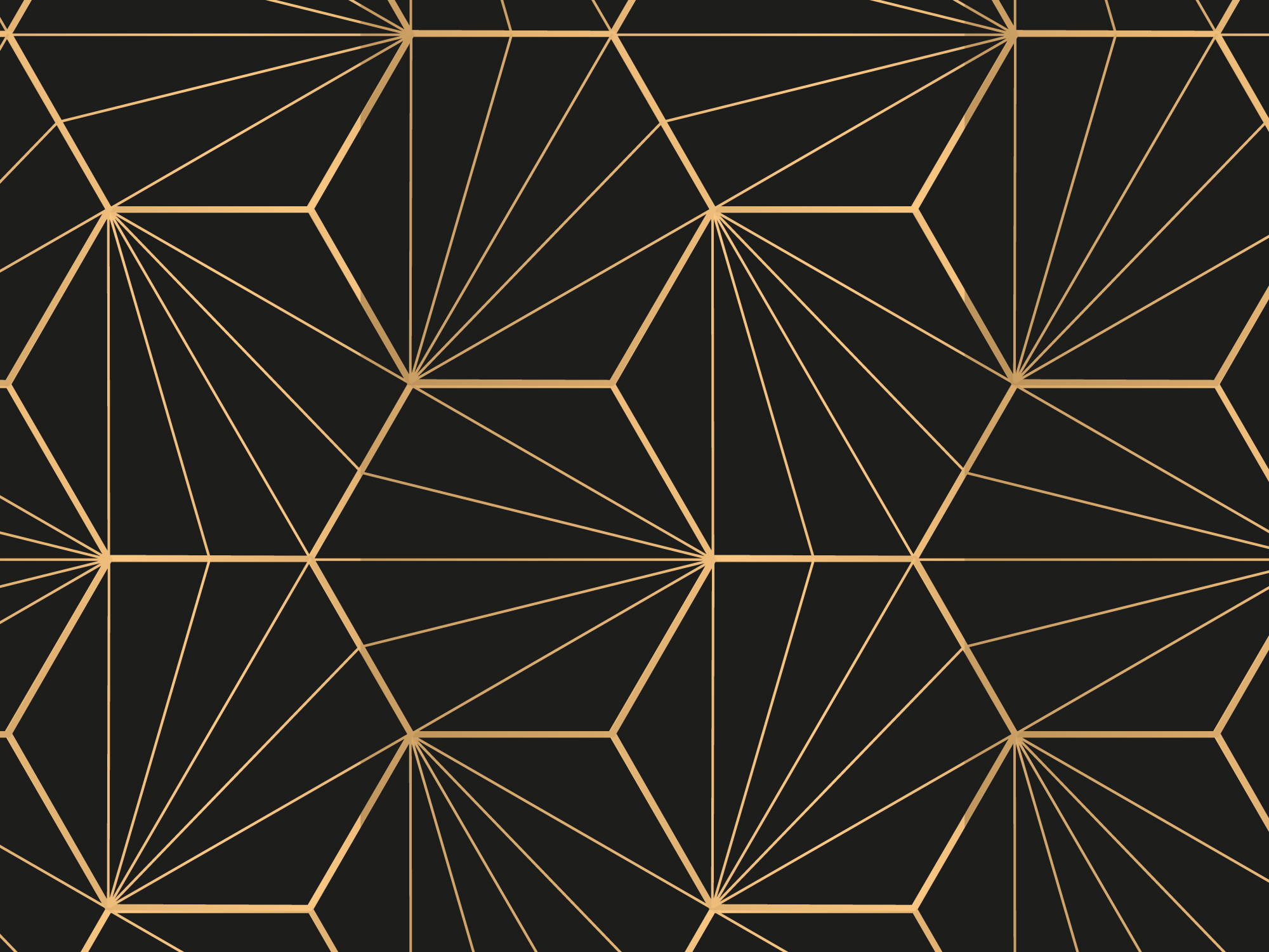 grafica-paraschizzi-cucina-black-gold-hexagon